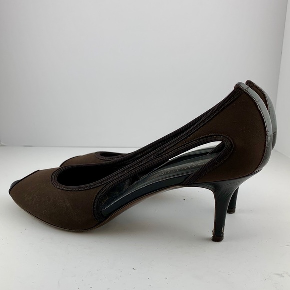 Donald J pliner brown heels size 7.5 M - Picture 5 of 6